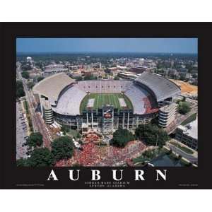  Auburn Tigers Jordan Hare Stadium Poster Print