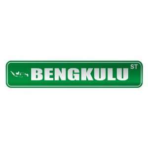   BENGKULU ST  STREET SIGN CITY INDONESIA