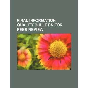   bulletin for peer review (9781234146429) U.S. Government Books