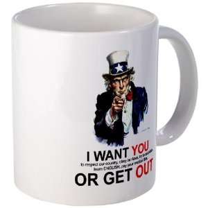  illegal immigration gear Political humor Mug by  