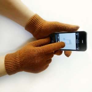  Smart phone wool gloves for winter season for Women Beige 