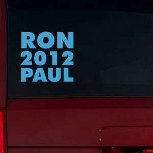 Ron Paul 2012 Window Decal (Ice Blue)
