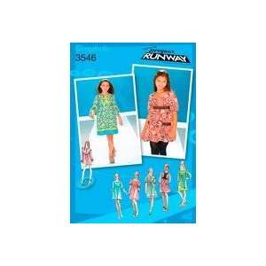  SIMPLICITY PATTERN 3546 PROJECT RUNWAY GIRLS PLUS TOPS OR 