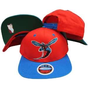  Delaware State Hornets Red/Blue Two Tone Plastic Snapback 