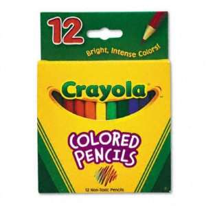  Crayola Short Barrel Colored Woodcase Pencils BIN684112 