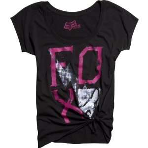  Fox Racing Party Girl Knotted Girls Top Casual Wear Shirt 