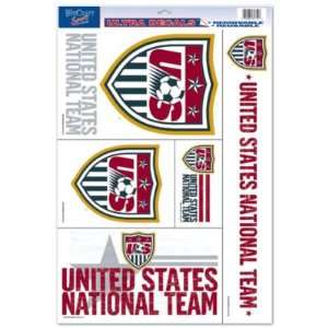  US Soccer   National Team Ultra Decal 11x17 Sports 