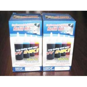 CIS Refill Kit with 8 Colors UV(Ultra Violet) resistant Ink for Epson 