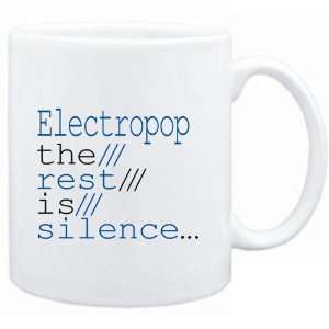 Mug White  Electropop the rest is silence  Music 