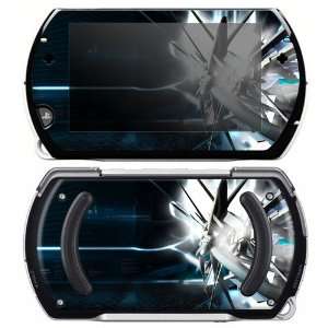   Sony PSP Go Skin Decal Sticker   Abstract Tech City 
