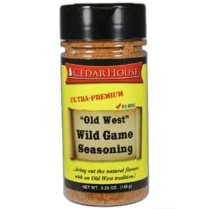 Ultra Premium Meat Seasoning Old West Wild Game Seasoning   5.25 oz 