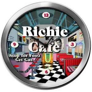  RICHIE 14 Inch Cafe Metal Clock Quartz Movement