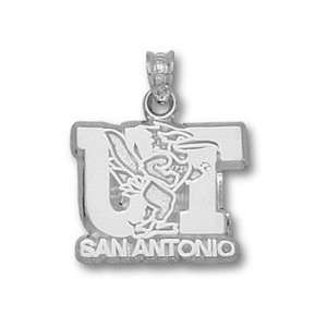  Texas San Antonio Roadrunners Sterling Silver UT Logo 