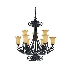  Savoy House 1 3062 9 188 9 Light Esme Chandelier, Tortuga 