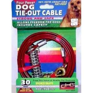  30ft Cable Tieout 950lb   Red 