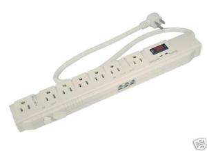 Outlet PowerStrip Surge Protector 2400 Joules 15A NEW  