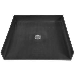  Tile Redi 3838CBF PVC Black 3838 38 x 48 Shower Pan with 