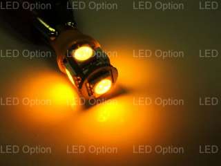 Amber Yellow 5 SMD 158 168 194 LED Door Lights Bulbs  