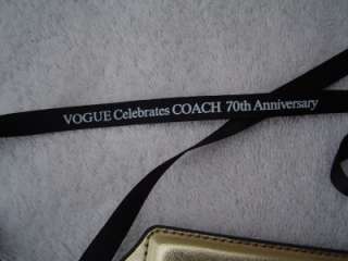 NEW AUTHENTIC COACH 70TH ANNIVERSARY VOGUE LARGE CARD HOLDER  