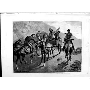   1890 Arrest Whiskey Smuggler Canadian Mounted Police