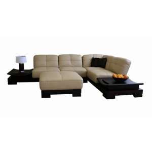 Leather Sofa Sectional Living Room Set (Black) 753 O3591 O3001 Sofa 