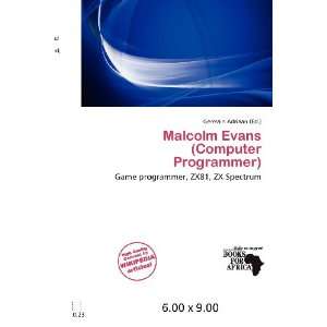   Evans (Computer Programmer) (9786200655882) Germain Adriaan Books