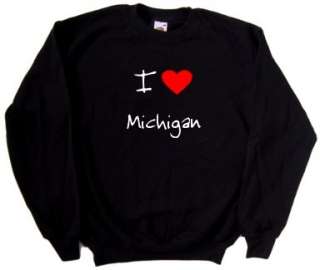 Love Heart Michigan Sweatshirt  
