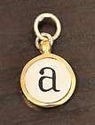 WAXING POETIC Monogram CHARMS   PICK YOUR INITIAL   NEW