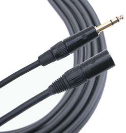 New Mogami Gold TRS XLRM 20 TRS to XLR Male 20 Ft Cable  