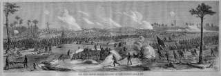 CIVIL WAR BATTLE, ASSAULT ON FORT BLAKELY, 1865 MOBILE  