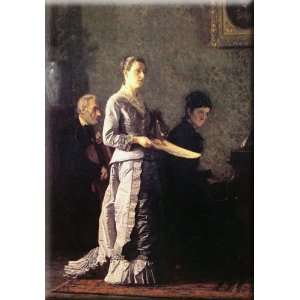  The Pathetic Song 21x30 Streched Canvas Art by Eakins 