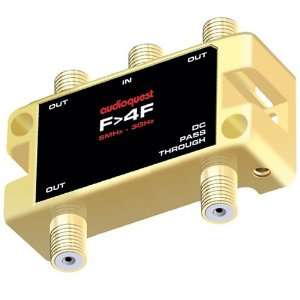  AudioQuest RF splitter   one F to four F Electronics