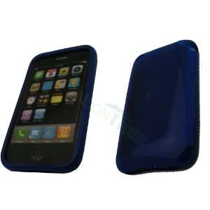   BERRY BLUE IPHONE 3G 3GS JELLY CASE Cell Phones & Accessories