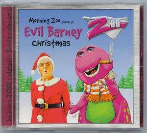 MORNING ZOO   PRESENTS EVIL BARNEY CHRISTMAS   MINT CD  