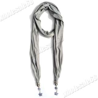 New fashion jewelry Scarve wholesale lot gray Necklace pashmina Scarf 
