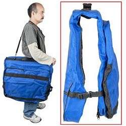 Sunscope TRAVL0053 Garment Bag w/Hanging Hook & Shoulder Strap (Blue 