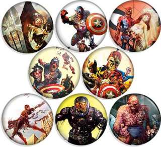 MARVEL ZOMBIES Comic Pin Button Pinback Badges  