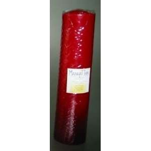  3X12 RED PALM WAX CRANBERRY SCENTED PILLAR CANDLE