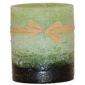 3x3 Round Cucumber Melon Candles By Stone 