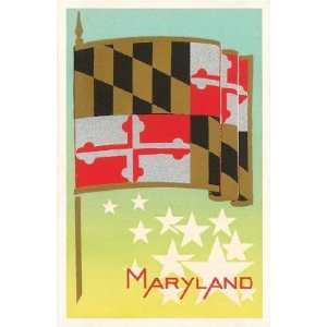  Maryland Flag , 3x4