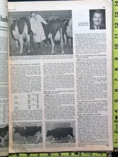 May 25, 1966 Hoards Dairyman Cow Bovine Magazine  