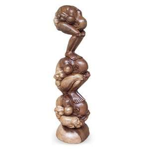  Gymnast Yogis, sculpture