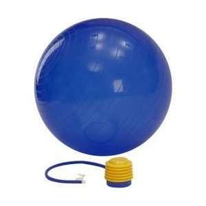  New Red 55cm Exercise Yoga Ball w/Foot Air Pump Sports 