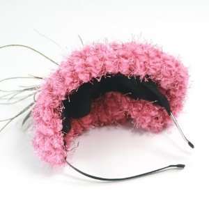  (Pink) Knit hat headband (4081 1) Beauty