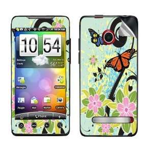  SkinMage (TM) Multicolor Flower & Butterfly Accessory 