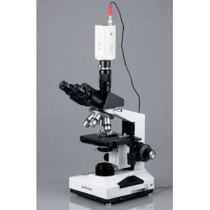  40x 1600x Professional Compound Video Microscope 