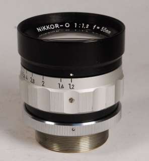 Nikon Nikkor O 55mm F/1.2 CRT High Speed Macro Lens  