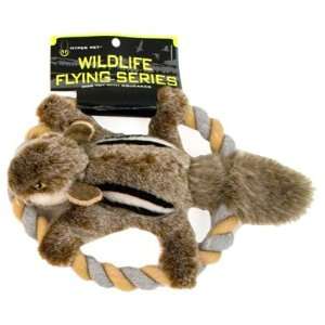  Hyper Pet Wildlife Rope Flying Squirrel Dog Toy, Large 