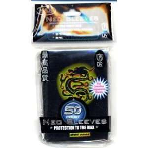   Count SMALL YUGIOH Size Card Sleeves China Dragon Yellow Toys & Games