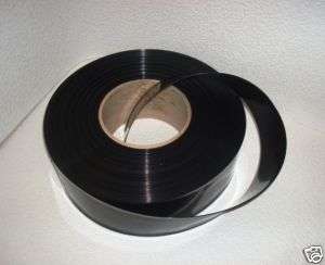 50 FEET 85mm X 8 mil Black Layflat Shrinkable PVC Film  